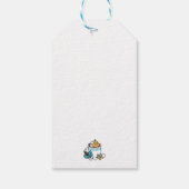 Kakao und Wintergarten - Schneefall-Kakaoanrufe Geschenkanhänger (Rückseite)