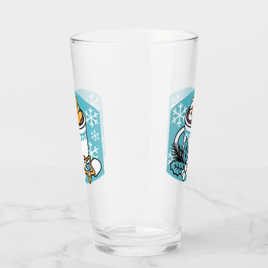 Kakao und Wintergarten - Schneefall-Kakaoanrufe Glas (Rechts)