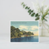 Kakao, Vintager Fluss Florida Postkarte (Stehend Vorderseite)