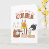 Kakaobauer Karte (Gelbe Blume)