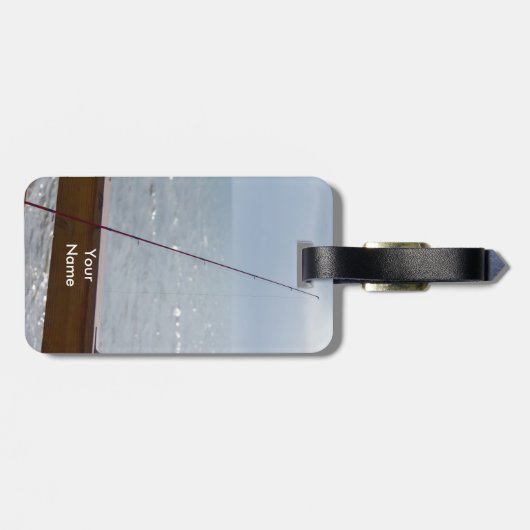 Kakaoflöte Gepäckanhänger (Rückseite horizontal)