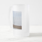 Kakaoflöte Mattglas Bierglas (Vorderseite Links)