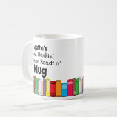 Kakaogetränk, Romantik Leselager Bücherregal Kaffeetasse (Vorderseite Links)