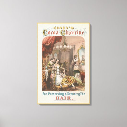 Kakaoglyzerin von Hovey, Circa 1860 Leinwanddruck (Vorderseite)