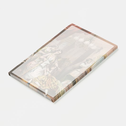 Kakaoglyzerin von Hovey, Circa 1860 Post-it Klebezettel (angewinkelt)