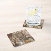 Kakaoglyzerin von Hovey, Circa 1860 Rechteckiger Pappuntersetzer (Vor Ort)