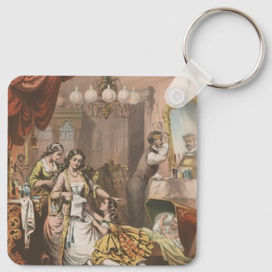 Kakaoglyzerin von Hovey, Circa 1860 Schlüsselanhänger (Rückseite)