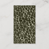 KakaoKaffeebohnen Visitenkarte (Rückseite)