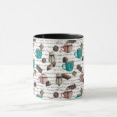 Kakaomarshmallow Hot-Schokolade-Süßigkeiten-Skript Tasse (Zentrum)