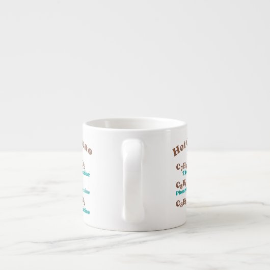 Kakaomolekül Espressotasse (Rückseite)