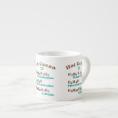 Kakaomolekül Espressotasse (Vorderseite Rechts)