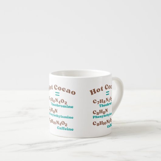 Kakaomolekül Espressotasse (Vorderseite Rechts)