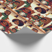 Kakaopapier Geschenkpapier (Ecke)