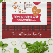 Kakaorezeptur Karierte Rot Geschirrtuch (Gefaltet)