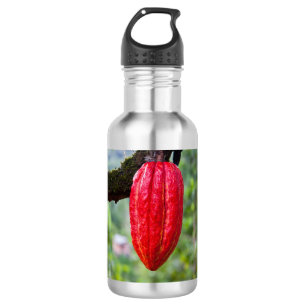 Kakaoschote rot edelstahlflasche