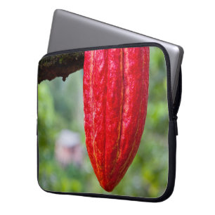 Kakaoschote rot laptopschutzhülle