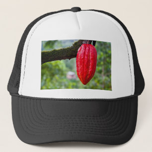 Kakaoschote rot truckerkappe