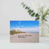 Kakaostrand Florida Postkarte (Stehend Vorderseite)