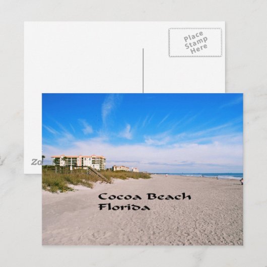 Kakaostrand Florida Postkarte (Vorne/Hinten)