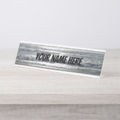 Kakaostrand Schreibtischnamensplakette (Vorderseite )