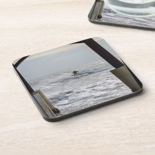 Kakaosurfen Getränkeuntersetzer (Linke Seite)