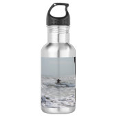 Kakaosurfing Edelstahl Wasserflasche (Vorderseite)