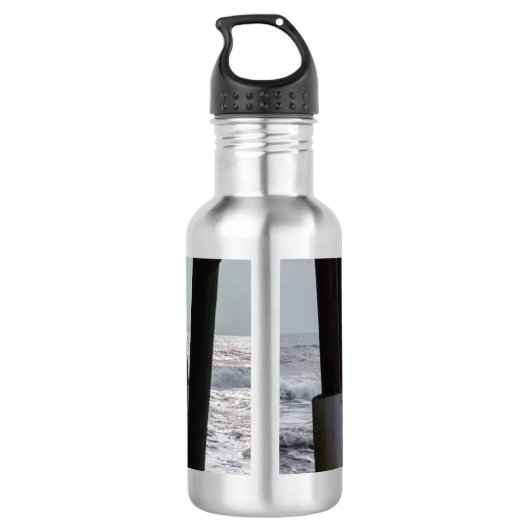 Kakaosurfing Edelstahl Wasserflasche (Rückseite)