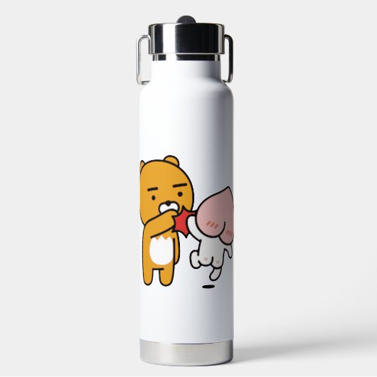 KakaoTalk Freunde Apeach & Ryan Trinkflasche (Vorderseite)