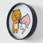KakaoTalk Freunde Apeach & Ryan Uhr (Winkel)