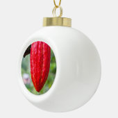 Kakaotorrot Keramik Kugel-Ornament (Rechts)