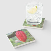 Kakaotorrot Steinuntersetzer (Seitenansicht)