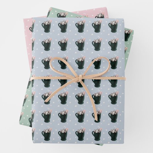 Kakaowrapping-Set Geschenkpapier Set (Beispiel)