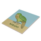 Kakapo-Abbildung Fliese (Seite)