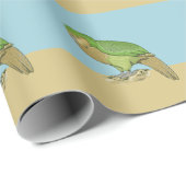 Kakapo-Abbildung Geschenkpapier (Rolleneckpunkt)