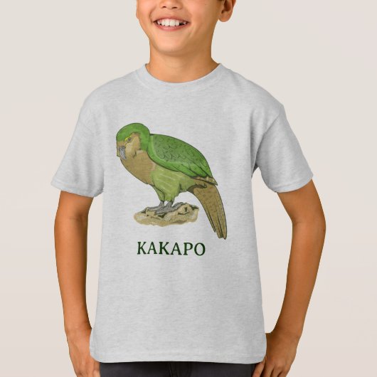 Kakapo-Abbildung T-Shirt (Vorderseite)