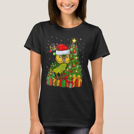 Kakapo Bird   Xmas Holiday Santa Kakapo Christmas  T-Shirt (Vorderseite)