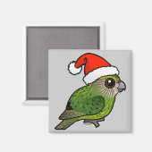 Kakapo Claus Magnet (Vorderseite/Rückseite)
