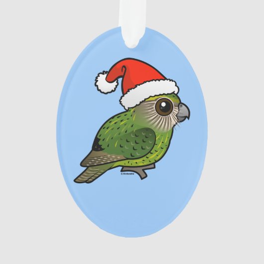 Kakapo Claus Ornament (Rückseite)