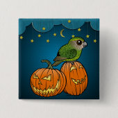 Kakapo Halloween Button (Vorderseite)
