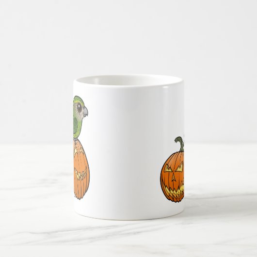 Kakapo Halloween Kaffeetasse (Mittel)