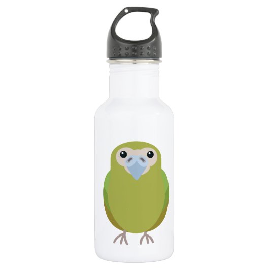 Kakapo-Papageien-Flasche Trinkflasche (Vorderseite)