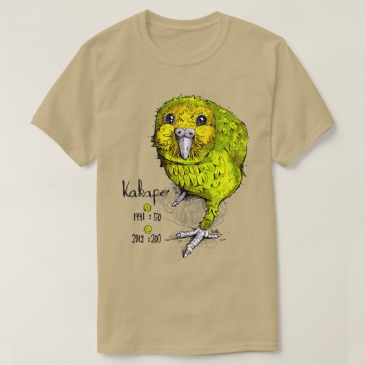 Kakapo von derholle T-Shirt (Design vorne)