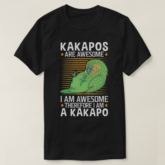 Kakapos sind phantastischer Papagei aus Neuseeland T-Shirt (Design vorne)