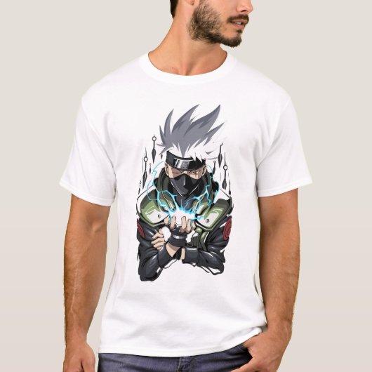 Kakashi Amoled Anime Fashion Men T-Shirt (Vorderseite)