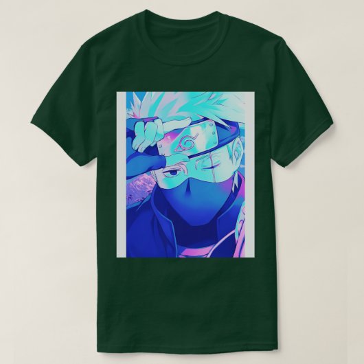 Kakashi vaporwave T-Shirt (Design vorne)