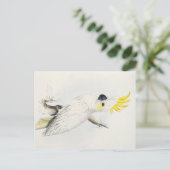 Kakatogelb Postkarte (Stehend Vorderseite)