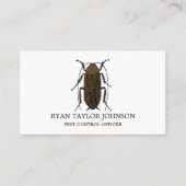 Kakerdesign, Schädlingsbekämpfung, Kontrolle Visitenkarte (Vorderseite)
