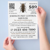 Kakerdesign, Schädlingswerbung für die Kontrolle Flyer (Hand)