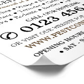 Kakerdesign, Schädlingswerbung für die Kontrolle Poster (Ecke)