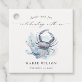 Kakerkorallenheirat mit verunreinigtem Unterwasser Geschenkanhänger (Vorderseite)